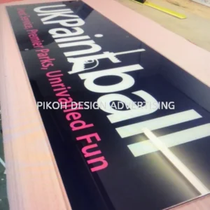 Indoor Outdoor Wall Mounted Acrylic Signage | Papan Tanda Plastik Clear | Manufacturer Supplier Installer | Kedah Perlis Penang