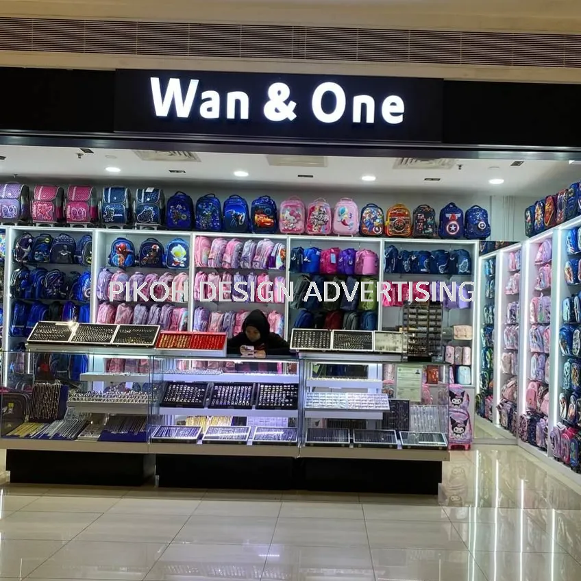Shopping Mall 3D LED Frontlit Backlit Signboard Malaysia | Indoor Outdoor Advertising Retail Shop Kedai Premis Franchise | Manufacturer Supplier Installer | Near Me Kedah Perlis Penang Malaysia