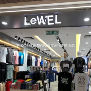 Shopping Mall 3D LED Frontlit Backlit Signboard Malaysia | Indoor Outdoor Advertising Retail Shop Kedai Premis Franchise | Manufacturer Supplier Installer | Near Me Kedah Perlis Penang Malaysia
