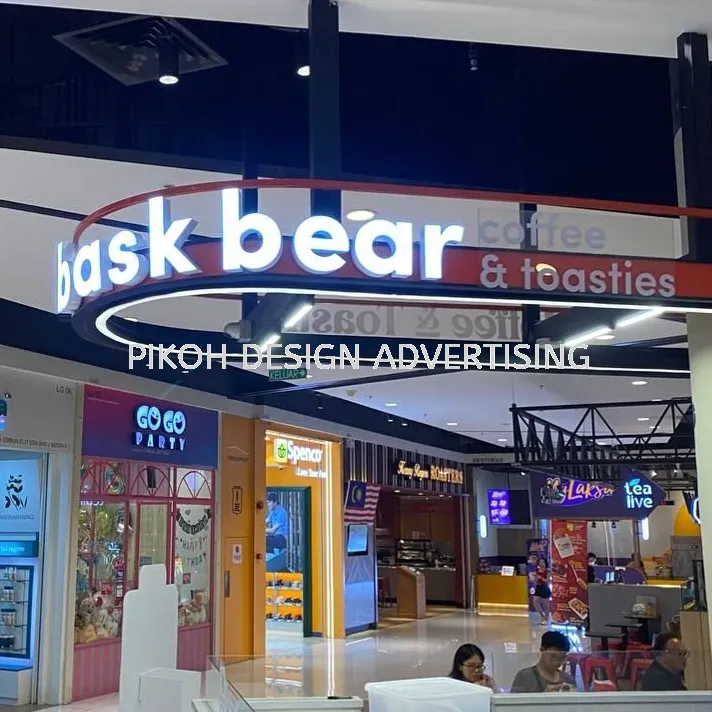 Shopping Mall 3D LED Frontlit Backlit Signboard Malaysia | Indoor Outdoor Advertising Retail Shop Kedai Premis Franchise | Manufacturer Supplier Installer | Near Me Kedah Perlis Penang Malaysia