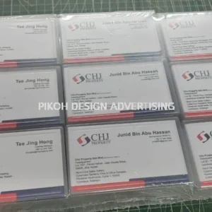 Business Name Card | Spot UV Emboss Matt Gloss Laminate | Design Supply Printing Courier | Near Me Kedah Perlis Penang Malaysia