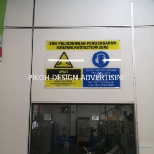 Indoor Outdoor Wall Mounted Acrylic Signage | Papan Tanda Plastik Clear | Manufacturer Supplier Installer | Kedah Perlis Penang
