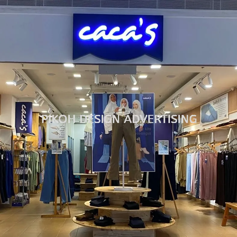 Shopping Mall 3D LED Frontlit Backlit Signboard Malaysia | Indoor Outdoor Advertising Retail Shop Kedai Premis Franchise | Manufacturer Supplier Installer | Near Me Kedah Perlis Penang Malaysia