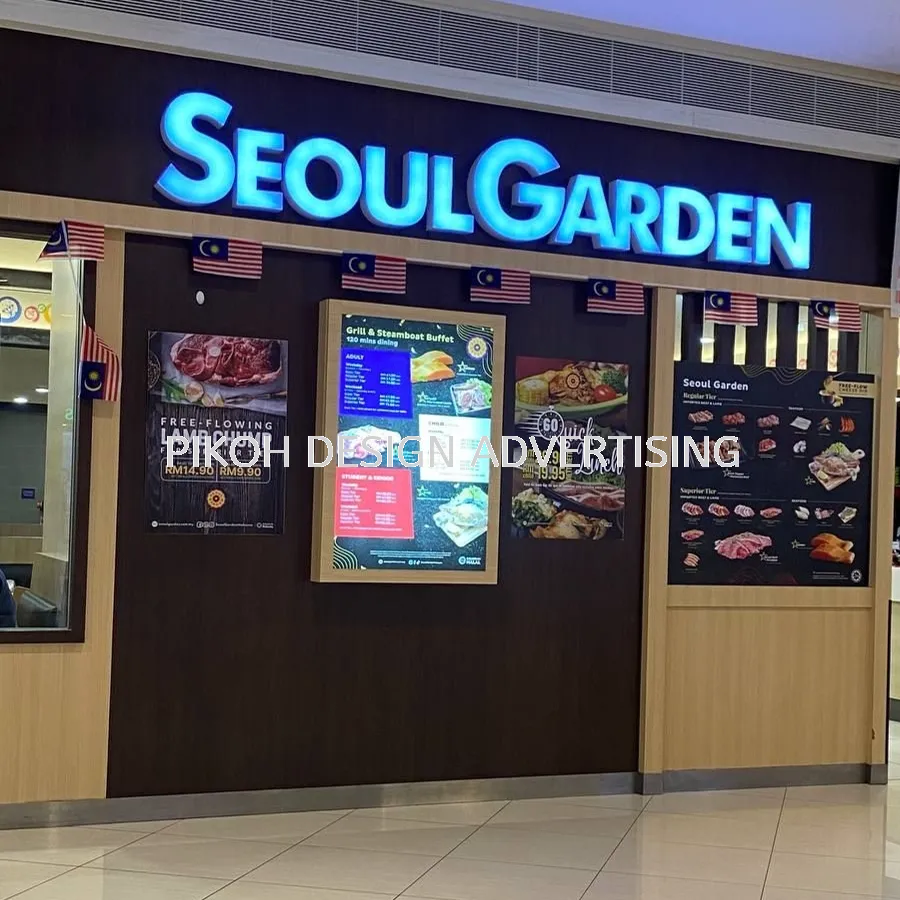 Shopping Mall 3D LED Frontlit Backlit Signboard Malaysia | Indoor Outdoor Advertising Retail Shop Kedai Premis Franchise | Manufacturer Supplier Installer | Near Me Kedah Perlis Penang Malaysia