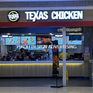 Shopping Mall 3D LED Frontlit Backlit Signboard Malaysia | Indoor Outdoor Advertising Retail Shop Kedai Premis Franchise | Manufacturer Supplier Installer | Near Me Kedah Perlis Penang Malaysia