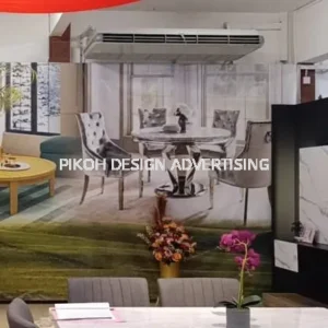 Banner Backdrop Bunting with Eyelet Strip String | Shop Lot Shopping Mall Space for Lease Rent Sell Renovation Under Construction | Supply Manufacture Design Installation | Kedah Perlis Penang