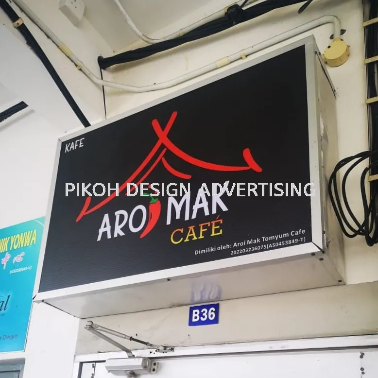 Lightbox Lighted Signboard Papan Tanda Berlampu | Outdoor Franchise Retail Shop Outlet Kedai Gerai | Manufacturer Supplier Installer | Alor Setar Jitra Sungai Petani Kulim Changloon Langkawi Kedah