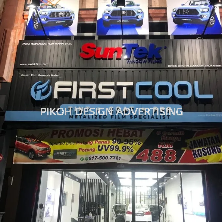 3D Box Up Lettering Signboard with Ceiling Panel Base Signboard Malaysia / LED Indoor Outdoor Hospital School University Retail Shop Cafe Restaurant Franchise | Supplier Manufacture Installer | Kedah Alor Setar Sungai Petani Jitra Kulim Langkawi Changloon