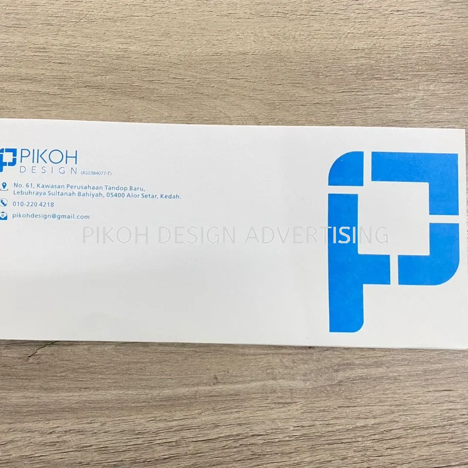 Envelope Custom | Hospital Clinic Office Store Mall Warehouse Retail Shop House | Supplier Manufacturer Design | Near Me Kedah Perlis Penang