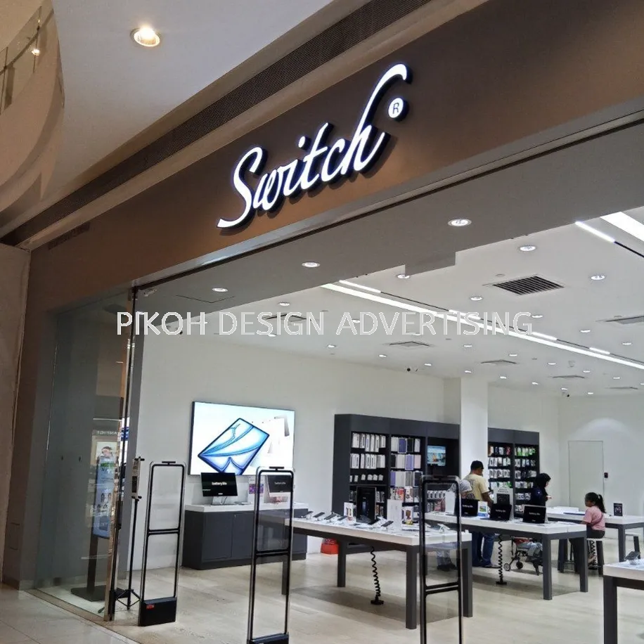 Shopping Mall 3D LED Frontlit Backlit Signboard Malaysia | Indoor Outdoor Advertising Retail Shop Kedai Premis Franchise | Manufacturer Supplier Installer | Near Me Kedah Perlis Penang Malaysia