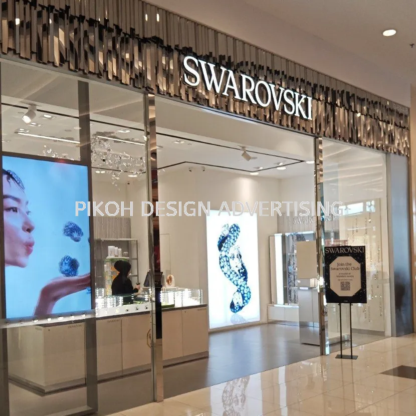 Shopping Mall 3D LED Frontlit Backlit Signboard Malaysia | Indoor Outdoor Advertising Retail Shop Kedai Premis Franchise | Manufacturer Supplier Installer | Near Me Kedah Perlis Penang Malaysia