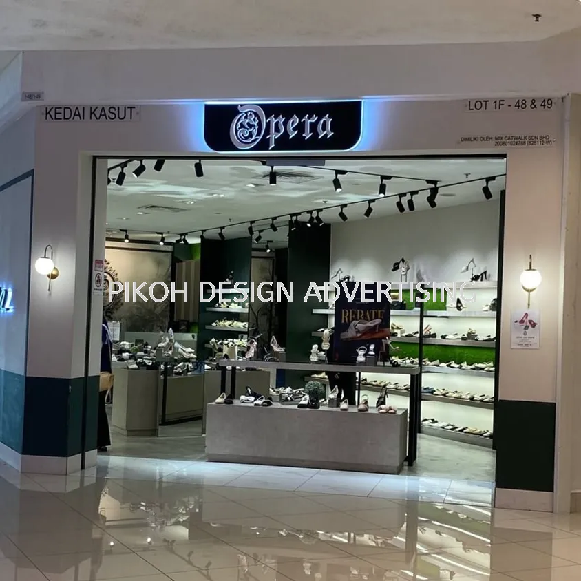 Shopping Mall 3D LED Frontlit Backlit Signboard Malaysia | Indoor Outdoor Advertising Retail Shop Kedai Premis Franchise | Manufacturer Supplier Installer | Near Me Kedah Perlis Penang Malaysia