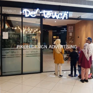 Shopping Mall 3D LED Frontlit Backlit Signboard Malaysia | Indoor Outdoor Advertising Retail Shop Kedai Premis Franchise | Manufacturer Supplier Installer | Near Me Kedah Perlis Penang Malaysia