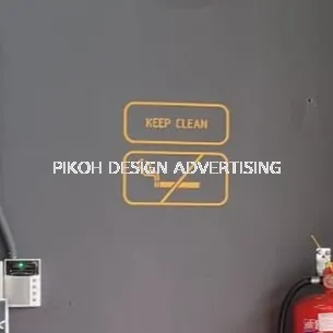 Color Sticker Cutting Wall Sticker | Alphabet Letter Wording Deco Shop Lot Shopping Mall Interior Design Custom Made | Supply Design Install | Alor Setar Jitra Sungai Petani Kulim Changloon Langkawi Kedah