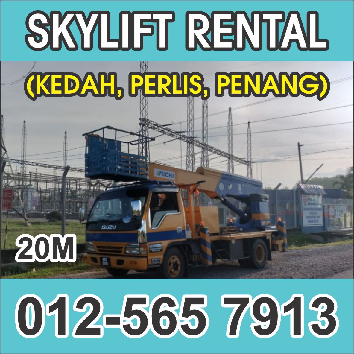 SKYLIFT RENTAL 20M 4FT WORK PLATFORM | KEDAH PERLIS PENANG