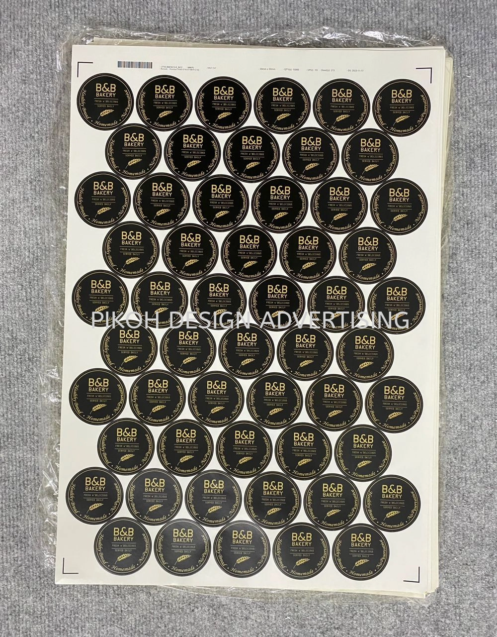 Product Sticker | Sticker Label | Offset Sticker Printing | Branding Safety Product Name School Office | Supplier Manufacturer Design | Near Me Kedah Perlis Penang