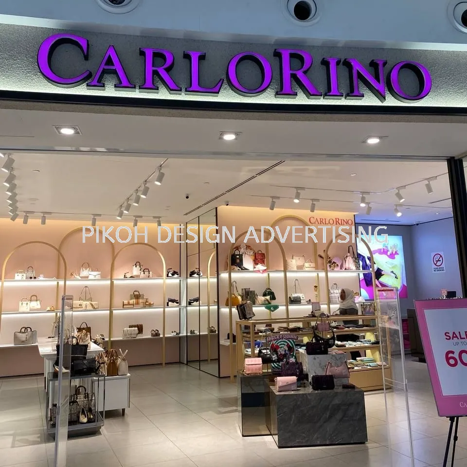 Shopping Mall 3D LED Frontlit Backlit Signboard Malaysia | Indoor Outdoor Advertising Retail Shop Kedai Premis Franchise | Manufacturer Supplier Installer | Near Me Kedah Perlis Penang Malaysia