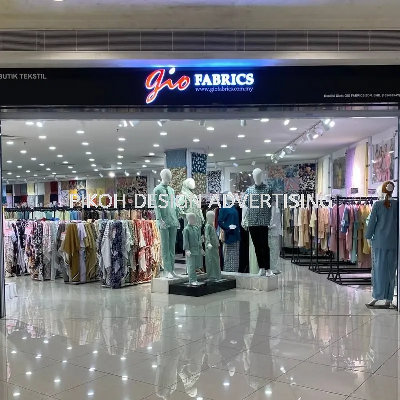 Shopping Mall 3D LED Frontlit Backlit Signboard Malaysia | Indoor Outdoor Advertising Retail Shop Kedai Premis Franchise | Manufacturer Supplier Installer | Near Me Kedah Perlis Penang Malaysia