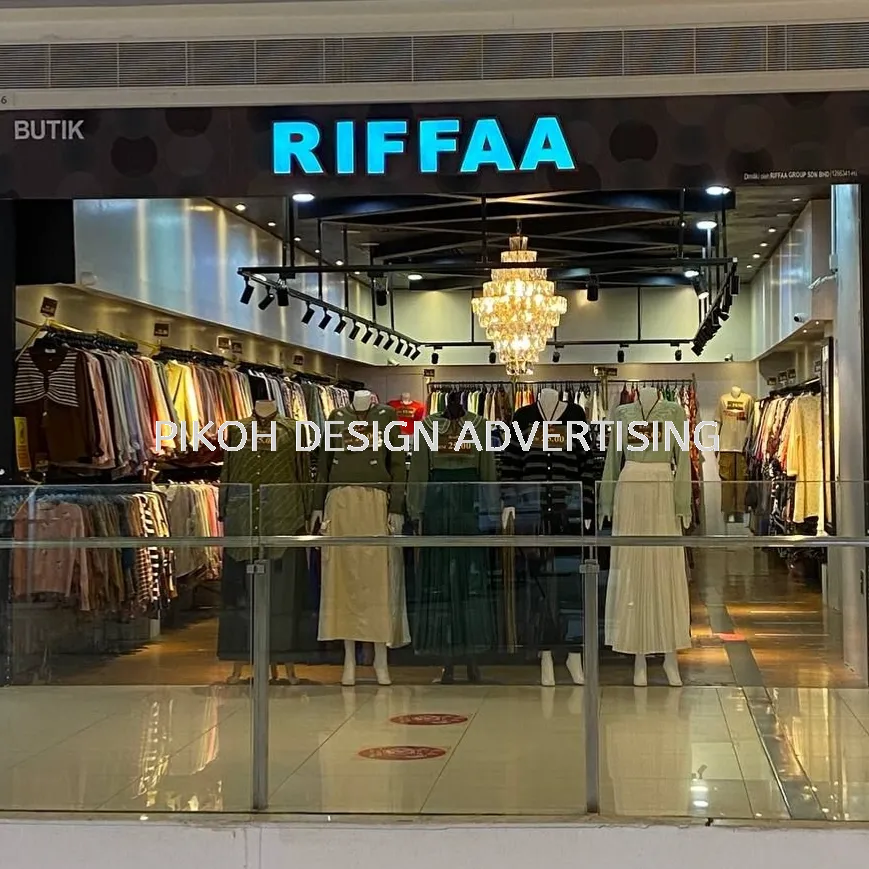 Shopping Mall 3D LED Frontlit Backlit Signboard Malaysia | Indoor Outdoor Advertising Retail Shop Kedai Premis Franchise | Manufacturer Supplier Installer | Near Me Kedah Perlis Penang Malaysia