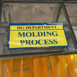 Indoor Outdoor Wall Mounted Acrylic Signage | Papan Tanda Plastik Clear | Manufacturer Supplier Installer | Kedah Perlis Penang