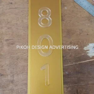 Indoor Outdoor Wall Mounted Acrylic Signage | Papan Tanda Plastik Clear | Manufacturer Supplier Installer | Kedah Perlis Penang