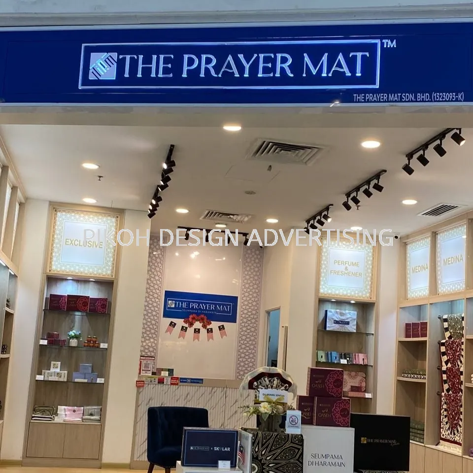 Shopping Mall 3D LED Frontlit Backlit Signboard Malaysia | Indoor Outdoor Advertising Retail Shop Kedai Premis Franchise | Manufacturer Supplier Installer | Near Me Kedah Perlis Penang Malaysia