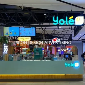 Shopping Mall 3D LED Frontlit Backlit Signboard Malaysia | Indoor Outdoor Advertising Retail Shop Kedai Premis Franchise | Manufacturer Supplier Installer | Near Me Kedah Perlis Penang Malaysia