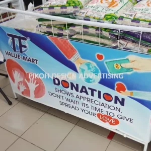 Banner Backdrop Bunting with Eyelet Strip String | Shop Lot Shopping Mall Space for Lease Rent Sell Renovation Under Construction | Supply Manufacture Design Installation | Kedah Perlis Penang