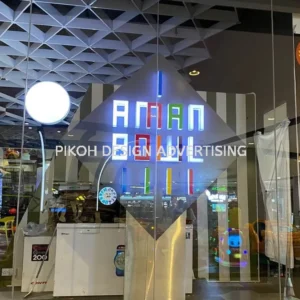 Shopping Mall 3D LED Frontlit Backlit Signboard Malaysia | Indoor Outdoor Advertising Retail Shop Kedai Premis Franchise | Manufacturer Supplier Installer | Near Me Kedah Perlis Penang Malaysia