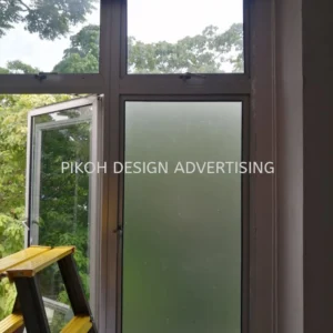 Frosted Sandblasting Sticker | Hotel Shop Mall Warehouse Factory Office Hospital University | Manufacturer Supplier Installer | Near Me Kedah Perlis Penang Malaysia