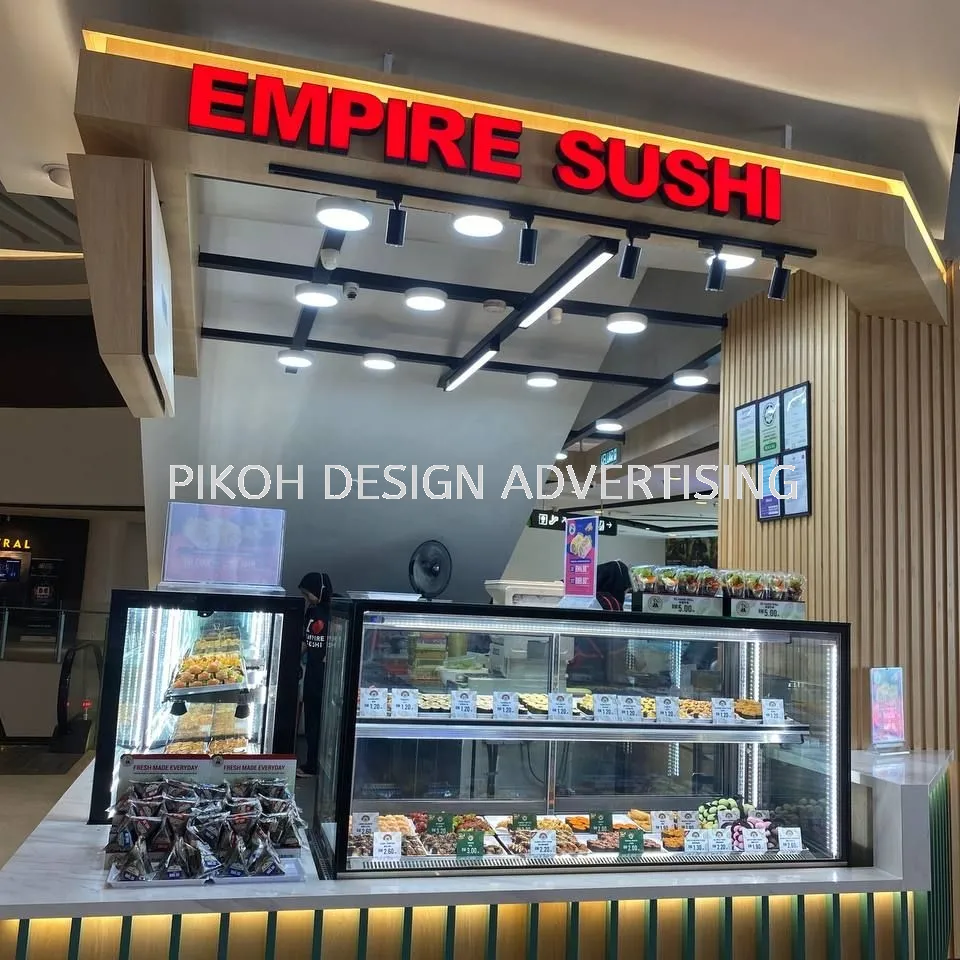 Shopping Mall 3D LED Frontlit Backlit Signboard Malaysia | Indoor Outdoor Advertising Retail Shop Kedai Premis Franchise | Manufacturer Supplier Installer | Near Me Kedah Perlis Penang Malaysia