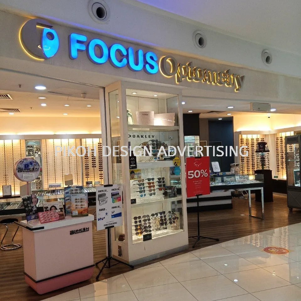 Shopping Mall 3D LED Frontlit Backlit Signboard Malaysia | Indoor Outdoor Advertising Retail Shop Kedai Premis Franchise | Manufacturer Supplier Installer | Near Me Kedah Perlis Penang Malaysia