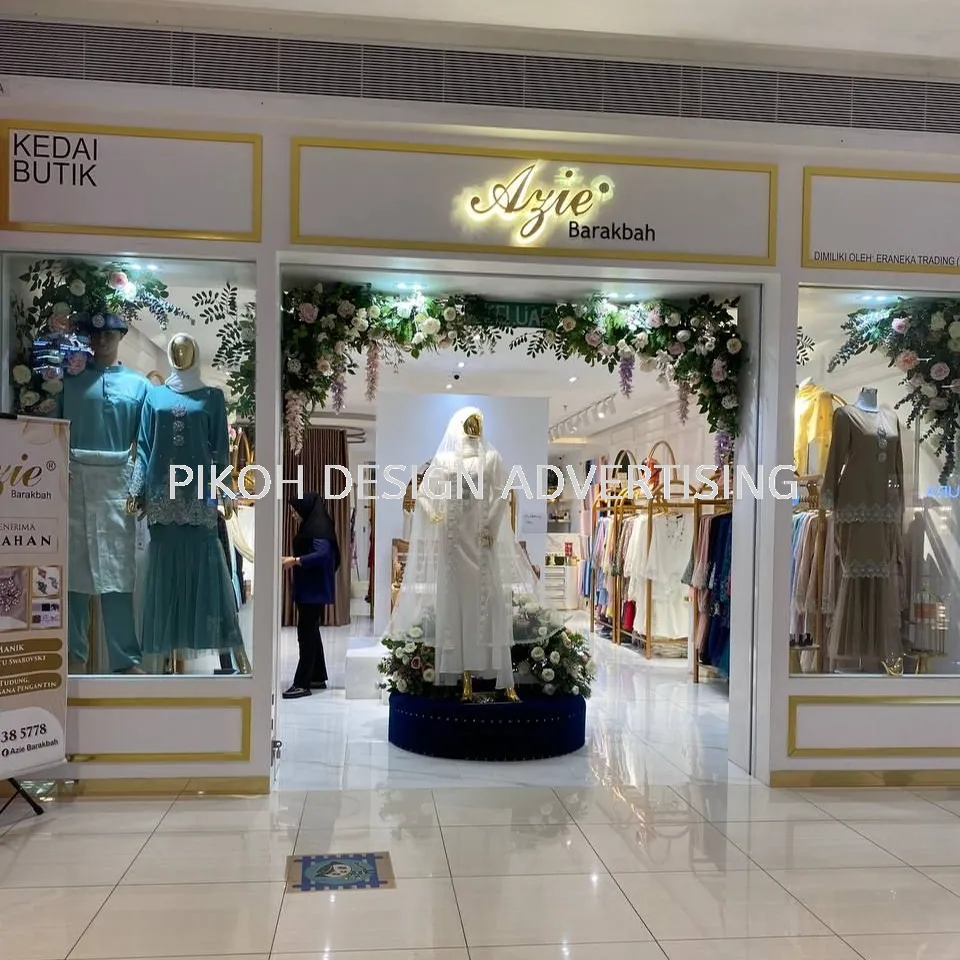 Shopping Mall 3D LED Frontlit Backlit Signboard Malaysia | Indoor Outdoor Advertising Retail Shop Kedai Premis Franchise | Manufacturer Supplier Installer | Near Me Kedah Perlis Penang Malaysia