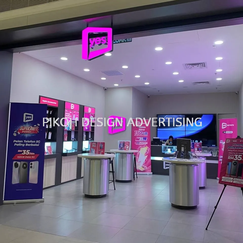 Shopping Mall 3D LED Frontlit Backlit Signboard Malaysia | Indoor Outdoor Advertising Retail Shop Kedai Premis Franchise | Manufacturer Supplier Installer | Near Me Kedah Perlis Penang Malaysia