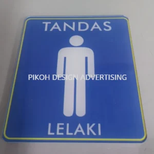 Indoor Outdoor Wall Mounted Acrylic Signage | Papan Tanda Plastik Clear | Manufacturer Supplier Installer | Kedah Perlis Penang