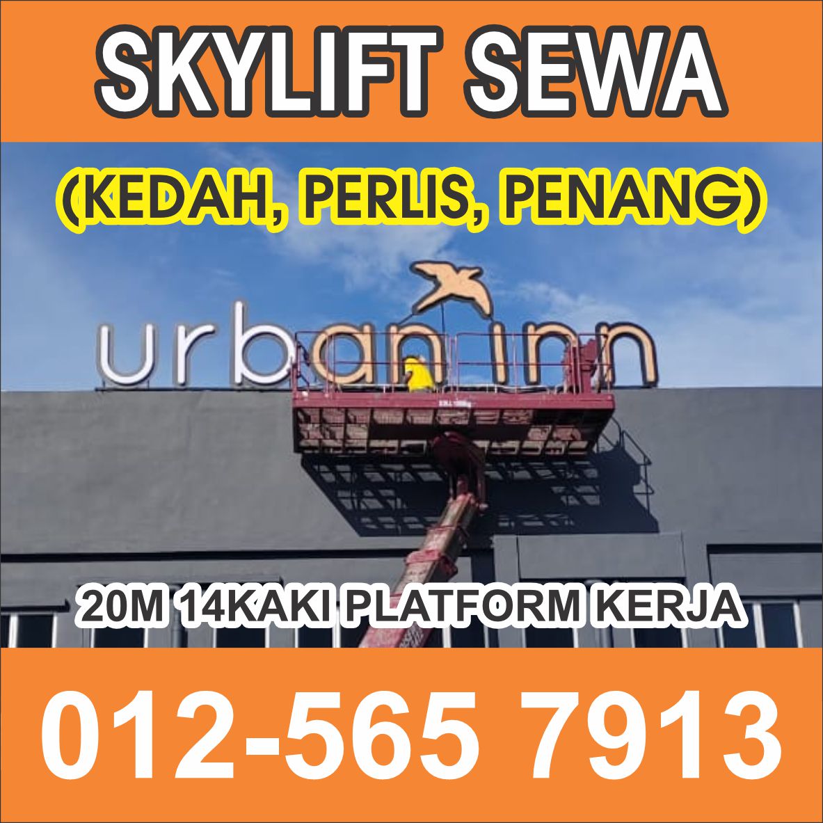 SKYLIFT SEWA 20M 14KAKI PLATFORM KERJA | KEDAH PERLIS PENANG
