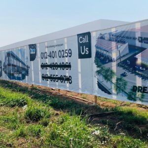 Project Hoarding Board | New Building Taman Factory Renovation Supermarket Hypermarket Shopping Mall | Supply Printing Design Install | Near Me Kedah Perlis Penang Malaysia