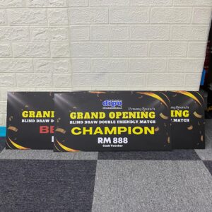 Grand Opening Foam Board | Cartoon Anime Character Figurine Advertising Cardboard Cutout | Manufacturer Supplier Printing Maker | Near Me Kedah Perlis Penang Malaysia