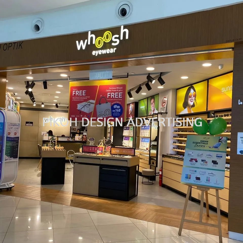 Shopping Mall 3D LED Frontlit Backlit Signboard Malaysia | Indoor Outdoor Advertising Retail Shop Kedai Premis Franchise | Manufacturer Supplier Installer | Near Me Kedah Perlis Penang Malaysia