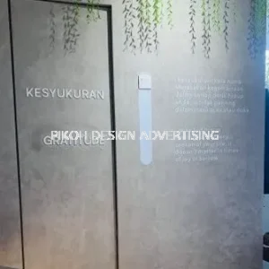 Color Sticker Cutting Wall Sticker | Alphabet Letter Wording Deco Shop Lot Shopping Mall Interior Design Custom Made | Supply Design Install | Alor Setar Jitra Sungai Petani Kulim Changloon Langkawi Kedah
