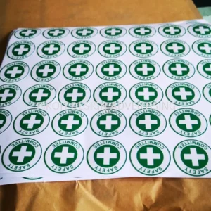 Product Sticker | Sticker Label | Offset Sticker Printing | Branding Safety Product Name School Office | Supplier Manufacturer Design | Near Me Kedah Perlis Penang