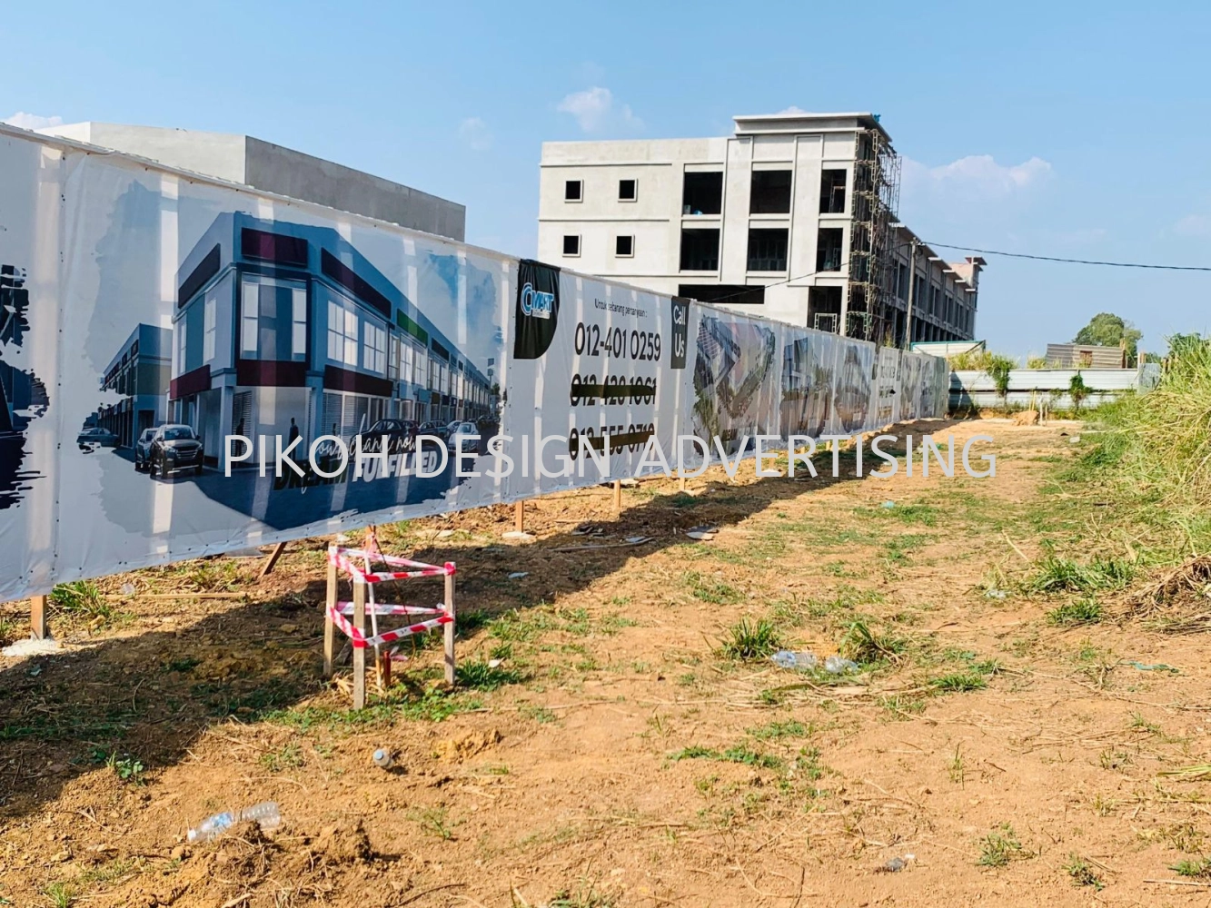 Project Hoarding Board | New Building Taman Factory Renovation Supermarket Hypermarket Shopping Mall | Supply Printing Design Install | Near Me Kedah Perlis Penang Malaysia