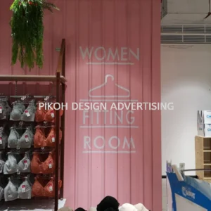 Color Sticker Cutting Wall Sticker | Alphabet Letter Wording Deco Shop Lot Shopping Mall Interior Design Custom Made | Supply Design Install | Alor Setar Jitra Sungai Petani Kulim Changloon Langkawi Kedah