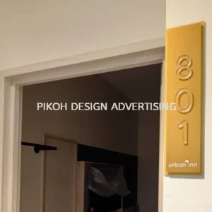 Indoor Outdoor Wall Mounted Acrylic Signage | Papan Tanda Plastik Clear | Manufacturer Supplier Installer | Kedah Perlis Penang