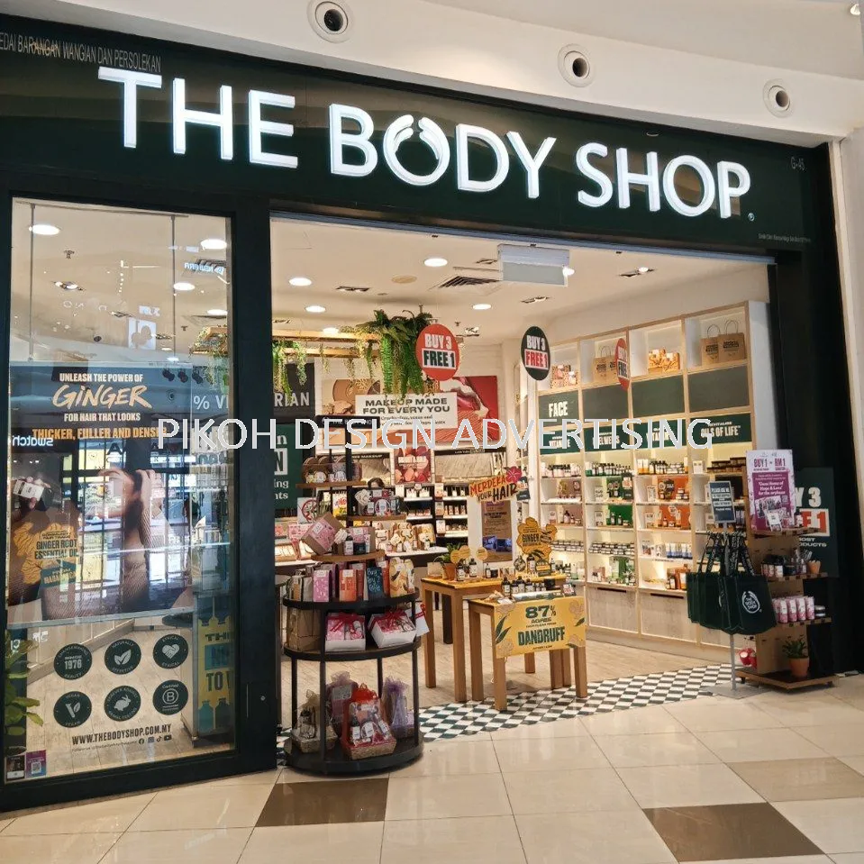 Shopping Mall 3D LED Frontlit Backlit Signboard Malaysia | Indoor Outdoor Advertising Retail Shop Kedai Premis Franchise | Manufacturer Supplier Installer | Near Me Kedah Perlis Penang Malaysia