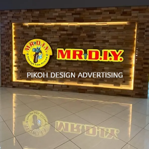 Shopping Mall 3D LED Frontlit Backlit Signboard Malaysia | Indoor Outdoor Advertising Retail Shop Kedai Premis Franchise | Manufacturer Supplier Installer | Near Me Kedah Perlis Penang Malaysia