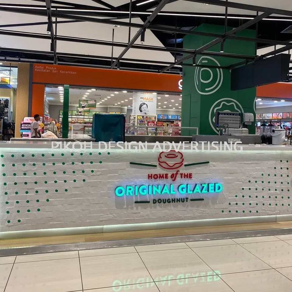 Shopping Mall 3D LED Frontlit Backlit Signboard Malaysia | Indoor Outdoor Advertising Retail Shop Kedai Premis Franchise | Manufacturer Supplier Installer | Near Me Kedah Perlis Penang Malaysia