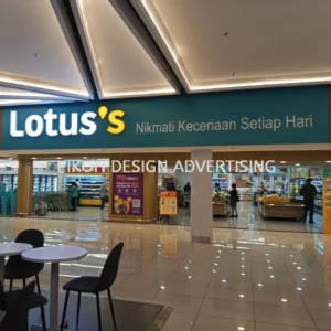 Shopping Mall 3D LED Frontlit Backlit Signboard Malaysia | Indoor Outdoor Advertising Retail Shop Kedai Premis Franchise | Manufacturer Supplier Installer | Near Me Kedah Perlis Penang Malaysia
