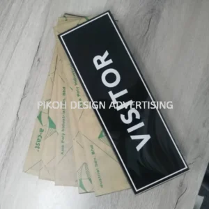 Indoor Outdoor Wall Mounted Acrylic Signage | Papan Tanda Plastik Clear | Manufacturer Supplier Installer | Kedah Perlis Penang