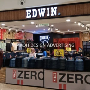 Shopping Mall 3D LED Frontlit Backlit Signboard Malaysia | Indoor Outdoor Advertising Retail Shop Kedai Premis Franchise | Manufacturer Supplier Installer | Near Me Kedah Perlis Penang Malaysia